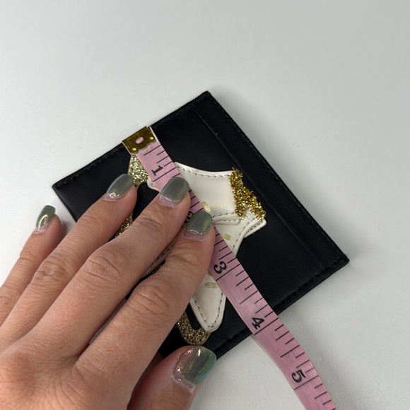 Kate Spade Winter Wonderland Ice Skating Card Holder gift slim wallet - Picture 8 of 9